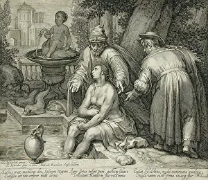 Susanna Prints: Susanna at the Bath, 1602. Creator: Jan Saenredam