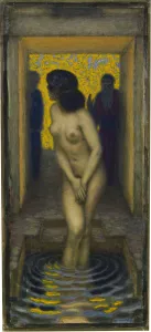 Susannah Collection: Susanna at her Bath, c. 1913