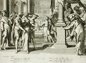 Book Of Daniel Prints: Susanna Before Daniel, 1607. Creator: Willem van Swanenburg