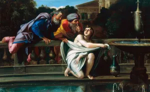 Book Of Daniel Prints: Susanna and the Elders, 1672. Creator: Carracci, Annibale (1560-1609)