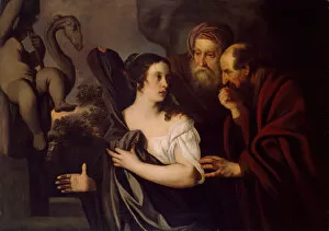 Blackmail Gallery: Susanna And The Elders, 17th century. Creator: Peter Lely