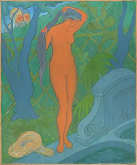 Susanna and the Elders, 1891. Creator: Ranson, Paul Elie (1864-1909)