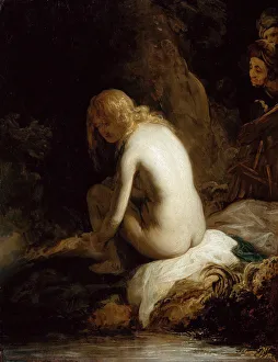 Susanna and the Elders. Artist: Flinck, Govaert (1615-1660)
