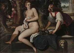 Book Of Daniel Prints: Susanna and the Elders. Creator: Palma il Giovane, Jacopo, the Younger (1544-1628)