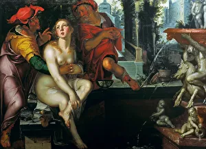 Book Of Daniel Prints: Susanna and the Elders. Creator: Wtewael, Joachim (1566-1638)