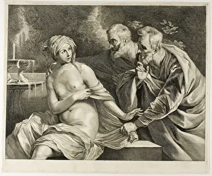 Book Of Daniel Prints: Susanna and the Elders, n.d. Creator: Cornelis de Visscher