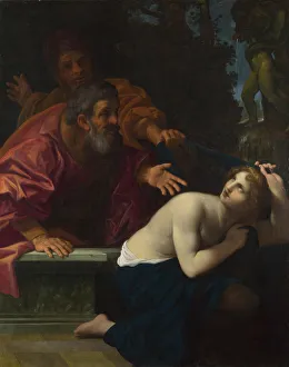 Susannah and the Elders, 1616. Artist: Carracci, Lodovico (1555-1619) Susannah and the Elders, 1616. Artist: Carracci, Lodovico (1555-1619)