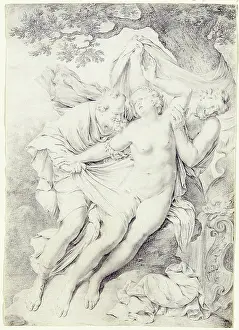 Book Of Daniel Prints: Susannah and the Elders, between 1662 and 1747. Creator: Willem van Mieris