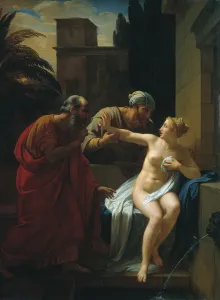 Book Of Daniel Gallery: Susannah and the Elders, 1822. Artist: Basin, Pyotr Vasilyevich (1793-1877)