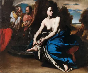 Book Of Daniel Prints: Susannah and the Elders. Creator: Stanzione, Massimo (ca. 1585-ca. 1658)