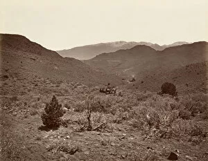 Drainage Gallery: Sutro Tunnels Road to Virginia City, 1875, printed ca. 1876