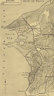 Frank A Mumby Prints: The Suvla and Anzac Line, First World War, August 1915, (c1920). Creator: Unknown