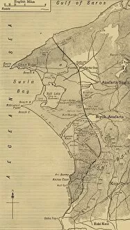 Gallipoli Peninsula Collection: The Suvla and Anzac Line, First World War, August 1915, (c1920). Creator: Unknown