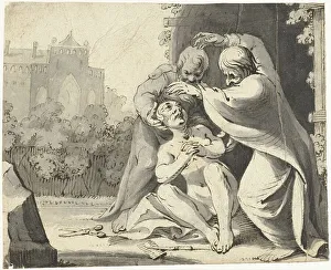 Book Of Daniel Prints: Suzanna and the elders, 1617-1619. Creator: Gerard ter Borch I