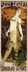 Suzy Deguez, 1905. Artist: Grasset, Eugene (1841-1917)