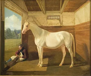 Tying Prints: Svanhvide, 1840-1849. Creator: Fritz Thomsen