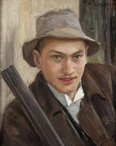 Alert Prints: Sven Unander, 1891. Creator: Oscar Bjorck