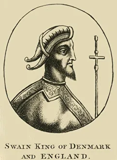 Swain King of Denmark and England, 18th century. Creator: Unknown Swain King of Denmark and England, 18th century. Creator: Unknown