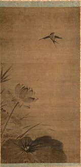 Attributed To Gallery: Swallow and Lotus, mid-1200s. Creator: Fachang Muqi (Chinese, 1220-1280), attributed to