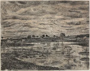Van 1853 1890 Prints: The Swamp, 1881. Creator: Gogh, Vincent, van (1853-1890)