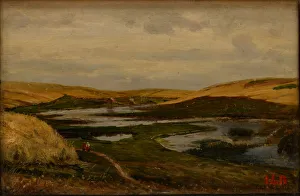 Bogolyubov Prints: Swamp at the Bogolyubovs Estate, 1877