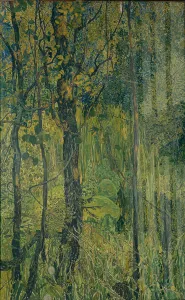 Swamp Prints: Swamp forest, 1917. Artist: Golovin, Alexander Yakovlevich (1863-1930)
