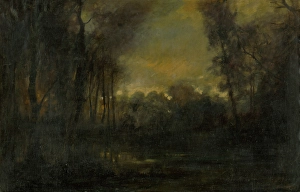 Mystery Prints: Swampy Landscape, 1880-1900. Creator: Ladislav Mednyanszky