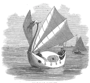 The Swan of the Exe, 1860. Creator: Unknown. The Swan of the Exe, 1860. Creator: Unknown