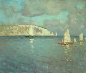 Channel Prints: Swanage Bay - Morning. Creator: Moffat Peter Lindner