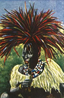 Swazi man from South Africa, c1928. Creator: Unknown