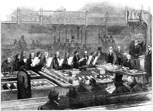Images Dated 20th March 2007: Swearing in members of the new parliament, 19th century