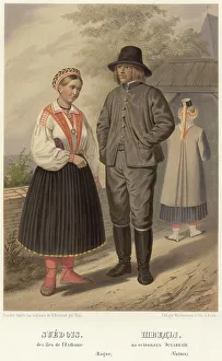 Swedes. On the islands of Estonia, 1862. Creator: Karl Fiale