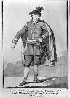 Engraved Collection: The Swedish costume, 1778. Creator: Jacob Gillberg