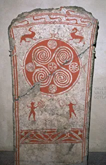 Iron Age Prints: Swedish Iron Age stela