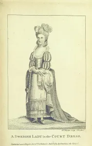 A Swedish Lady in the Court Dress, 1802. Creator: Louis Charles Ruotte