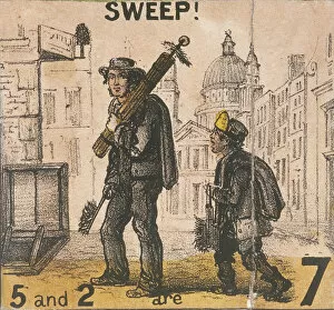 Soot Gallery: Sweep!, Cries of London, c1840. Artist: TH Jones