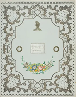 Valentines Card Prints: Sweet Daughter of Beauty (valentine), c.1850. Creator: Unknown