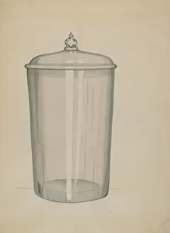 Confectionery Gallery: Sweet Meat Jar, c. 1936. Creator: Dorothy Posten