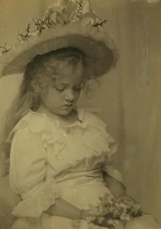 Platinum Prints 1900 Gmgpc Prints: Sweet peas, c1900. Creator: Eva Gamble Walborn