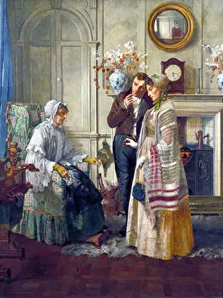 Sadler Collection: Sweethearts, 1892. Artist: Walter Dendy Sadler