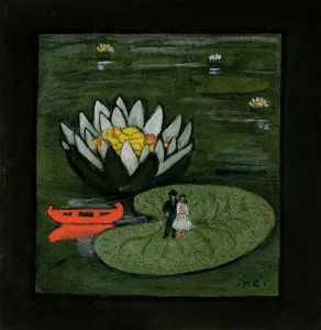 Lily Pads Prints: Sweethearts, c1930s. Creator: Kalle Carlstedt