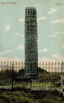 Moray Prints: Swenos Stone - Forres, late 19th-early 20th century. Creator: Unknown