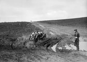 Armband Prints: Swept-wing MG J2 competing in a motoring trial
