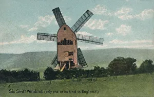 Energy Prints: Six Swift Windmill, Kingston, near Lewes, Sussex, c1905
