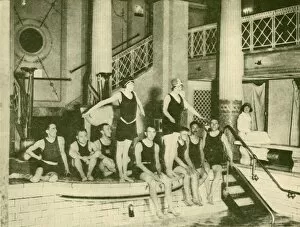 Cunard Gallery: Swimming Pool, Berengaria, . Creator: Unknown