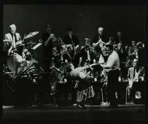 Hatfield Prints: Swing Machine in concert at the Forum Theatre, Hatfield, Hertfordshire, 18 February 1986