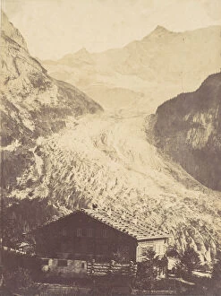 Swiss Glacier, 1850s. Creator: John Joscelyn Coghill