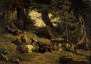 Bilders Gerard Prints: Swiss Landscape, 1860. Creator: Gerard Bilders