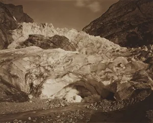 Adolphe Braun French Gallery: Switzerland. Grindelwald, Upper Glacier, Source of the Lutschine, 1875-1877. Creator