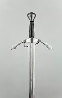 Sword Hilt Collection: Sword from the Armory of Schloss Ambras, Innsbruck, Germany, 1570 / 90. Creator: Unknown